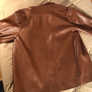 Brigade Jackets & Coats - COPY - Vintage Brown Leather Button-Up Jacket Brigade Jackets & Coats - COPY - Vintage Brown Leather Button-Up Jacket